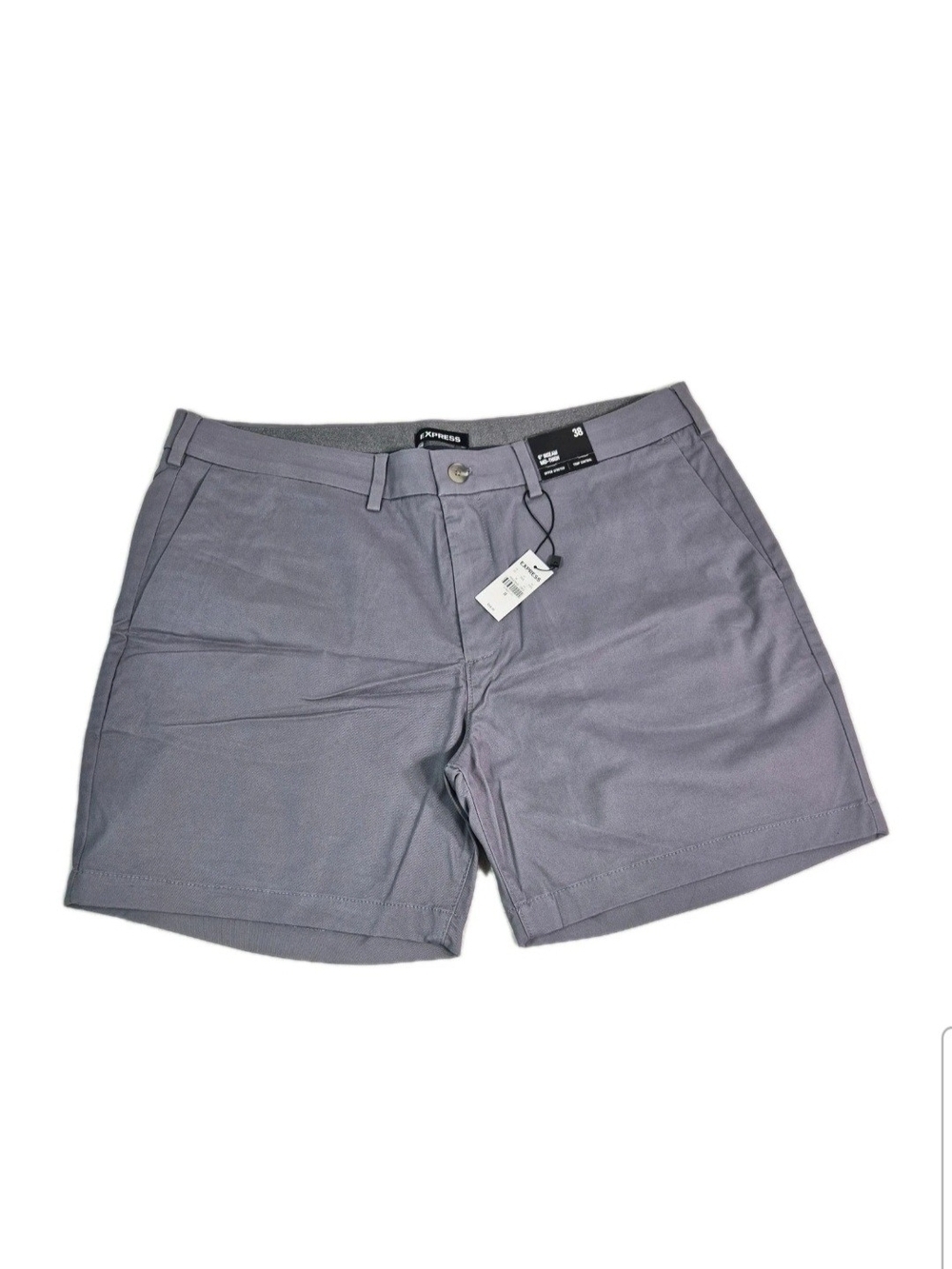 Express Men's Shorts Size 38 Hyper Stretch Temp Control Gray 6" Inseam NWT 43